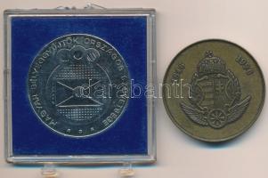 1984. "MÉE - Levélbélyeggyűjtők Első Hazai Egyesülete" fém emlékérem (42,5mm) + Bognár Gyö...