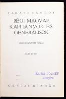 Takáts Sándor: Régi magyar kapitányok és generálisok I-II. Bp., é.n., Genius. 641 p. Dúsan aranyozot...