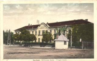 Nagyszőlős, Sevlus (Sevljus) Mestanska skola, polgári iskola / school