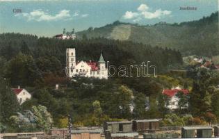 Celje, Cilli; Josefiberg / railway service station, waggons