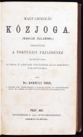 Korbuly Imre: Magyarország közjoga illetőleg magyar államjog rendszere. Bp., 1871, Eggenberger. 461 ...