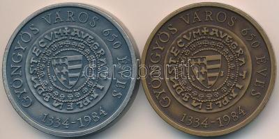 Bognár György (1944-) 1984. "MÉE Gyöngyös / 650 éves Gyöngyös - Róbert Károly" (2xklf) pie...