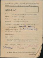 cca 1930 Cirkuszi és varieté számok 4 db reklám nyomtatvány