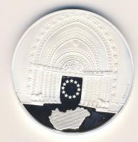"Magyarország csatlakozása az EU-hoz" Ag 31,104g modern emlékérem T:PP