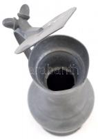 Antik ón kiöntő, jelzett, m: 23 cm