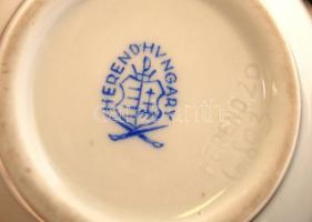 Viktória mintás Herendi minikorsó, kézzel festett, jelzett, nagyon apró kopásnyomokkal, m: 8,5 cm