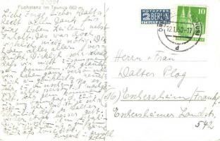 Fuchstanz Im Taunus; Gasthaus Fuchstanz / restaurant with anti-semitic 'Juden keinen zutritt�...