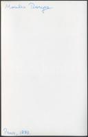 1972 Párizs, Életképek(Montmartre, Moulin Rouge), 5 db fotó, hátoldalon feliratozva, 14x9 cm / 1972 ...