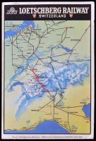 cca 1950 3 db színes, térképes utazási prospektus. Tenerife, Svájc, Berlin ./ 3 colored tourist guid...