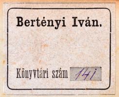 Wenzel Gusztáv: A magyar magánjog rendszere. Harmadik kiadás. I. kötet. Bp., 1879. Egyetemi Nyomda. ...