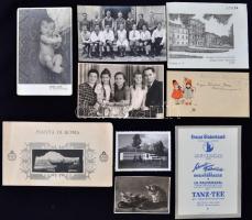 Kis fotó és papírrégiség tétel