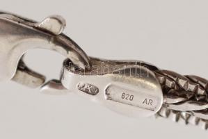Ezüst "kígyó" nyaklánc, Ag., nettó: 12,4gr, jelzett, 45cm / Silver necklace, Ag, net. 12,4...