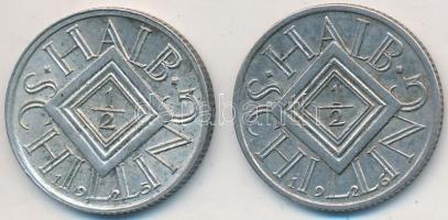 Ausztria 1925-1926. 1/2Sch Ag (2x) T:2
Austria 1925-1926. 1/2 SChilling Ag (2x) C:XF