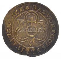 Német Államok / Nürnberg ~1500-1600. Apfelpfennig Cu "Hans Krauwinckel" (1,3g) T:2-,3 ph.
...