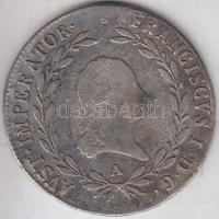 Ausztria 1823A 20kr Ag "I. Ferenc" T:2-,3 patina, kis ph. és ü.
Austria 1823A 20 Kreuzer ...