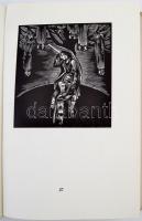 George Buday: Book of ballads. Original woodcuts. Gyoma, 1934, Kner Izidor. Kiadói papírkötés, vágat...