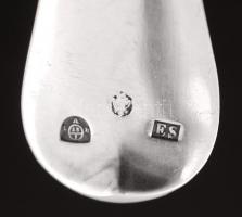 Antik ezüst tejmerő (Bécs, 1860) Ag., nettó: 72,7gr, jelzett, 22cm /Antique silver milk meter (Vienn...