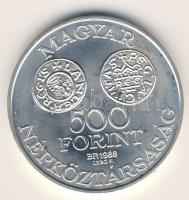 1988. 500Ft Ag "Szt.István" T:BU Csak 5000db!