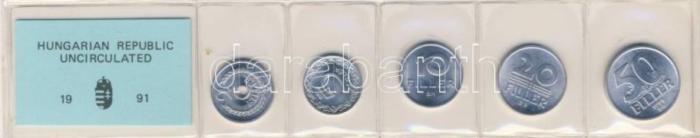 1991. 2f-50f forgalmi szettben (5klf) T:BU