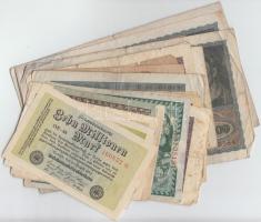 Németország / Weimari Köztársaság 1919-1923. 30db-os vegyes bankjegy tétel T:vegyes Germany / Weimar Republic 1919-1923. 30pcs of banknotes C:mixed