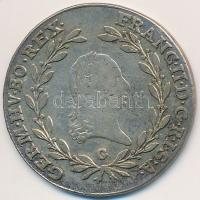 1797G 20kr Ag "I. Ferenc" Nagybánya (6,59g) T:2- patina Huszár: 1966., Unger III.: 1375.c