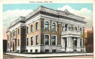 Eire, Pennsylvania; Public Library (EK)