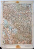 cca 1915 Vegyes térkép tétel: Wien, Badweis, Pristina, Turka, különböző minőségben, cca 65x45cm