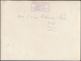 1940 Ludovika bál   Kaulich Rudolf jelzett felvétele 18x24 cm