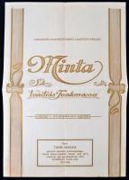 3 db háború előtti csokoládépapír minta