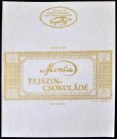 3 db háború előtti csokoládépapír minta