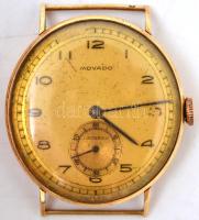 Movado arany karóra, másodpercmutatós, működő szerkezettel / Movado 14 C gold watch d: 33 mm, br: 24 g