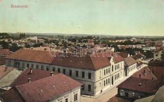 Érsekújvár, Látkép ortodox (!) zsinagógával; Adler József kiadása / view with ortodox synagogue