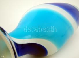 Muránói  fújt váza, több rétegű, jelzés nélkül, hibátlan, m:36 cm