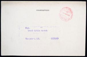 1941 Kiállítási meghívó az Iparművészeti Társulat karácsonyi kiállítására