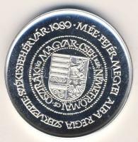 1989. "MÉE-Székesfehérvár-Albert" 35,90 Ag emlékérem T:BU