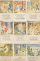 cca 1935-45 Vegyes gyermekszentkép téttel  20db,jó állapotban,  cca 10x6,5cm