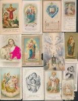 cca 1900-45 Vegyes szentkép tétel benne lithok is, különböző méretben és minőségben, cca 100db, cca ...