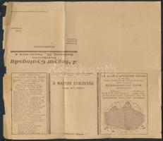 cca 1930 A Magyar gyalogság c. újság reklám nyomtatványa