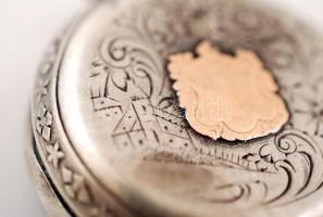 Ezüst zsebóra tokok, hibás, hiányos órák, Ag.,bruttó:137,9gr., egy részük jelzett, nem  működik,6db