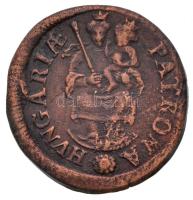 1707KB Rézpoltúra "II. Rákóczi Ferenc" (2,23g) T:2- Hungary 1707. Poltura "Francis II Rákóczi" Kremnitz (2,23g) C:VF   Huszár: 1549., Unger II.: 1139.a