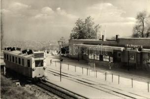 Budapest - 4 db fekete-fehér képeslap az úttörővasútról, Képzőművészeti Alkotások Kiadóvállalat, vegyes minőség, 1 db (non PC)