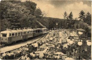 Budapest - 4 db fekete-fehér képeslap az úttörővasútról, Képzőművészeti Alkotások Kiadóvállalat, veg...