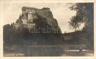 1925 Árva vára, Oravsky Zámok; vár / castle, photo