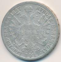 Ausztria 1887. 1Fl Ag "Ferenc József" T:2-,3
Austria 1887. 1 Florin Ag "Franz Joseph...
