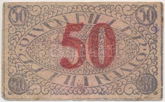 Pécs 1919. 50f házipénztár-pénztárjegy T:III