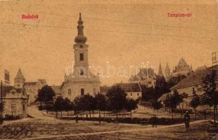 Budapest XXII. Budafok, Templom tér (vágott / cut)