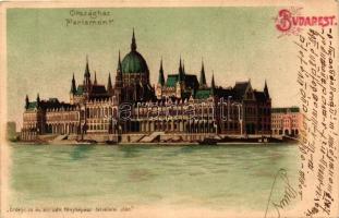 Budapest V. Országház, litho (kis szakadás / small tear)