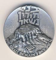 Izrael "Masada" modern Ag emlékérem 30g T:2