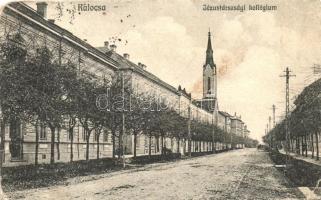 5 db RÉGI, fekete-fehér és színes városképes képeslap, magyar városok: Balaton, Kalocsa, Tihany, Kec...