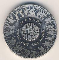 Izrael "Masada" modern Ag emlékérem 30g T:2